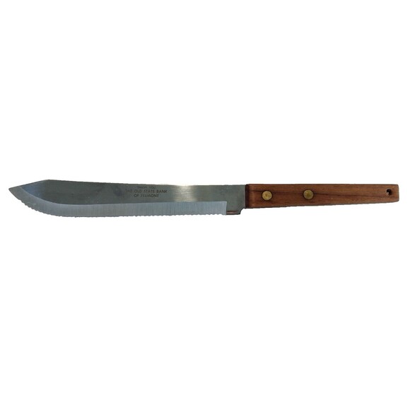 VTG Vernco Advertising Kitchen Serrated Knife The Old State Bank of Freemont, MI - Picture 1 of 15